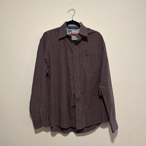 Wrangler George Strait Cowboy Cut Men's Long Sleeve Button-Down Shirt Size Large